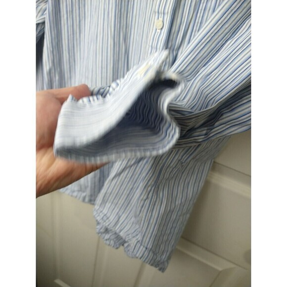 $  Mossimo Supply Co. Long Sleeve Collared Button Up Striped Shirt. Size XL - Picture 8 of 9